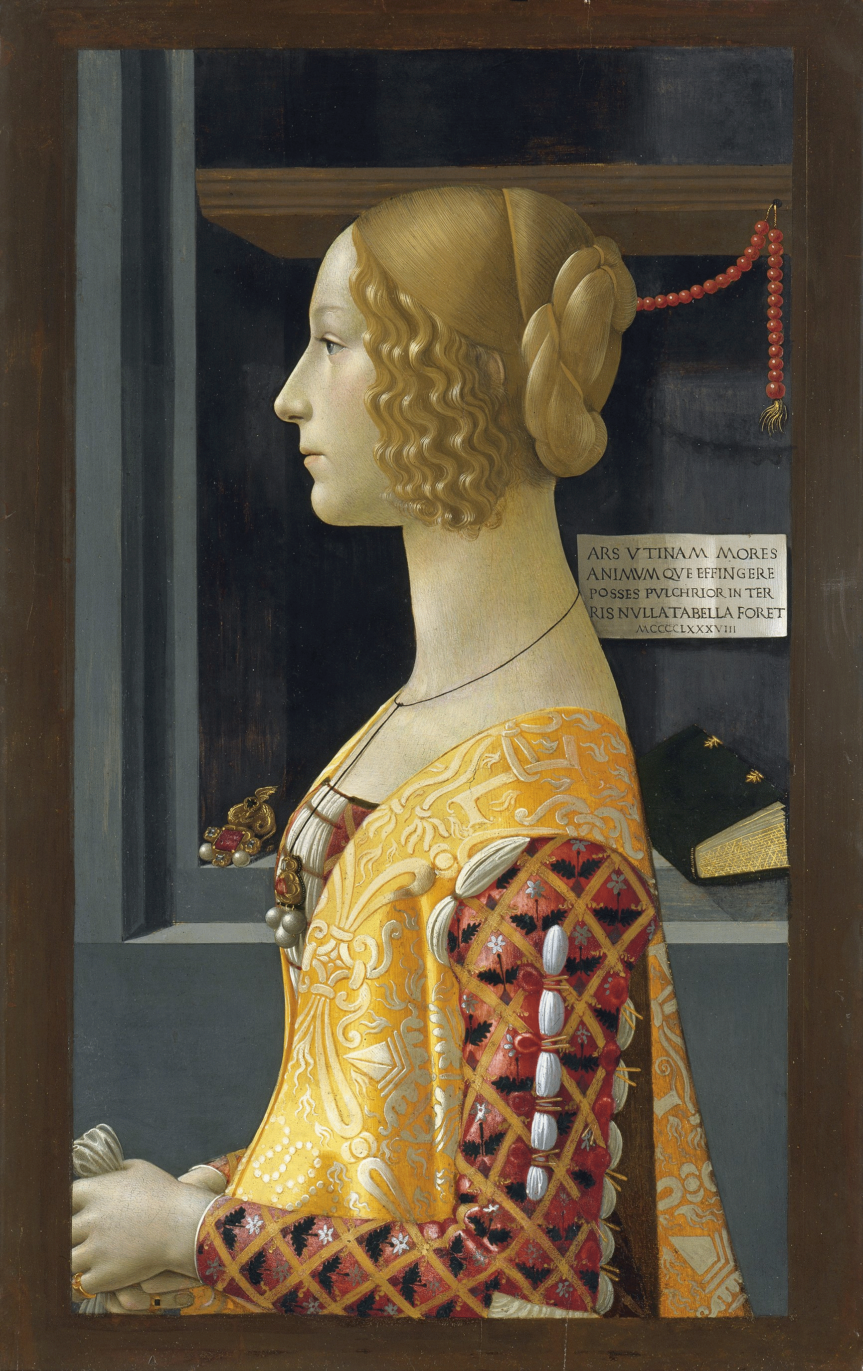 Giovanna degli Albizzi por Domenico Ghirlandaio