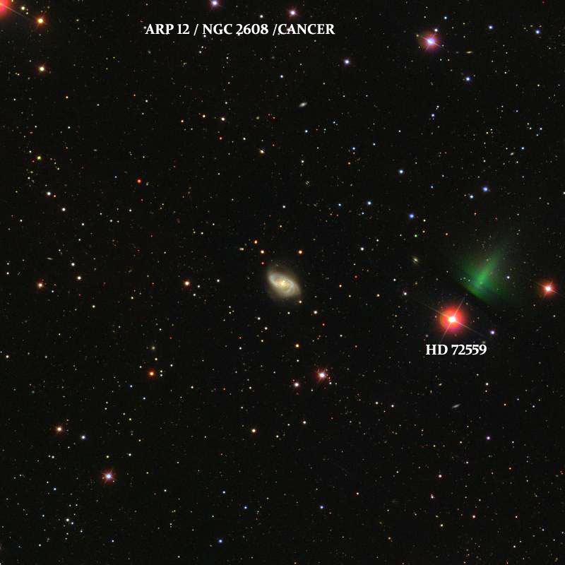ASTRONOMIA DE YAVE, Arp: Astrocatálogo de Galaxias Peculiares